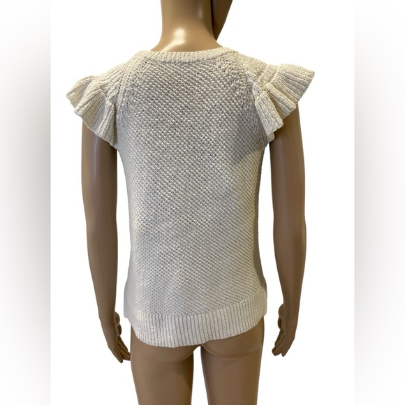 Madewell Cream Knit Sleeveless Top size S - Picture 4 of 4